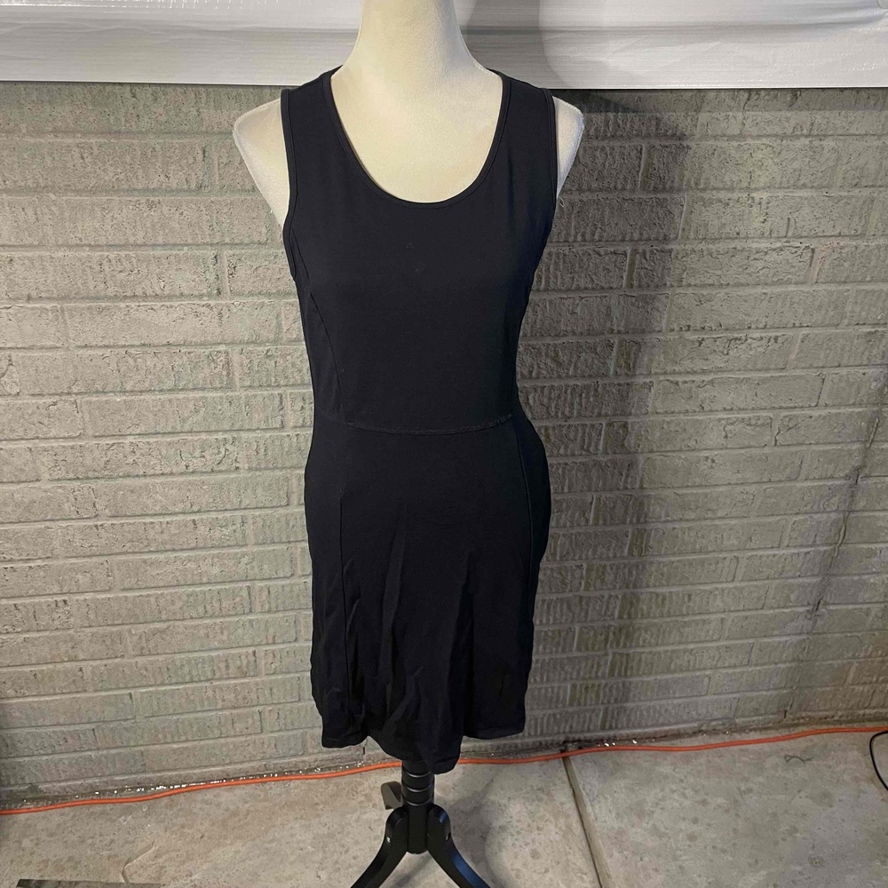 Bizio Soci Black Sleeveless Fitted Dress Size Small